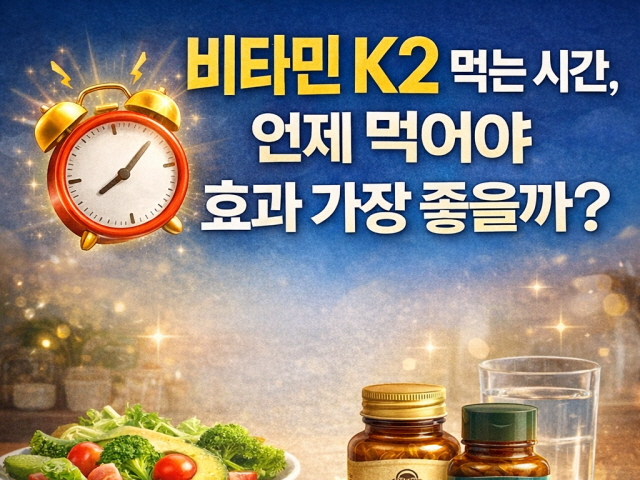 k2 먹는시간